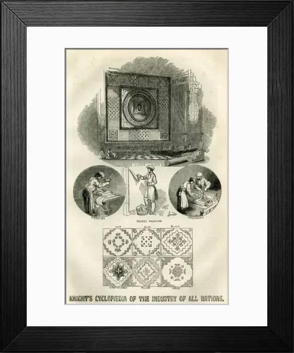 Framed Print : Knights Cyclopaedia of the Industry of all Nations Framed Print : Knights Cyclopaedia of the Industry of all Nations