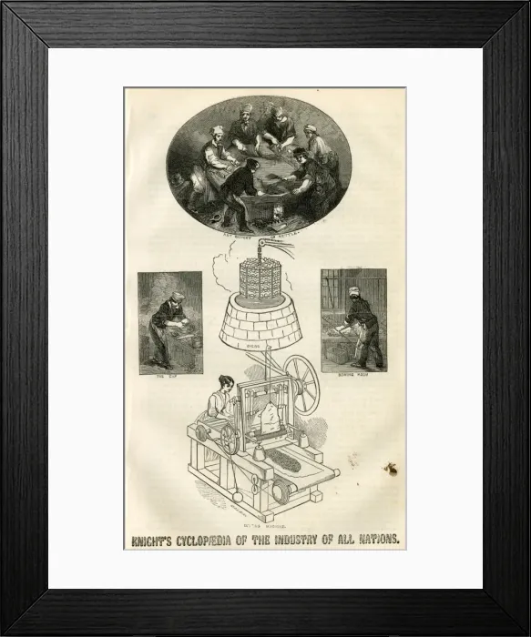 Framed Print : Knights Cyclopaedia of the Industry of all Nations Framed Print : Knights Cyclopaedia of the Industry of all Nations
