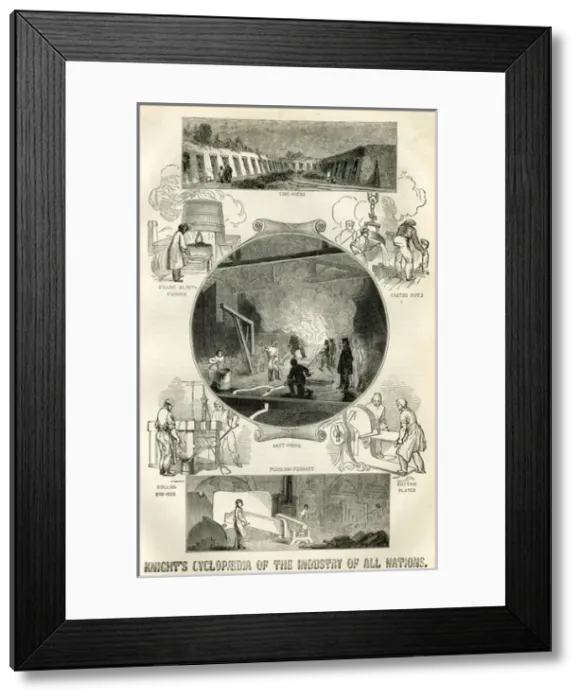 Framed Print : Knights Cyclopaedia of the Industry of all Nations Framed Print : Knights Cyclopaedia of the Industry of all Nations