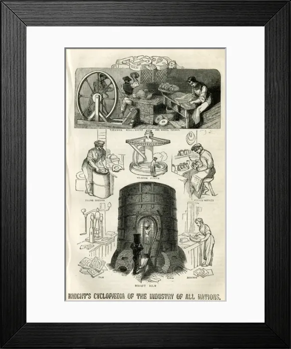 Framed Print : Knights Cyclopaedia of the Industry of all Nations Framed Print : Knights Cyclopaedia of the Industry of all Nations