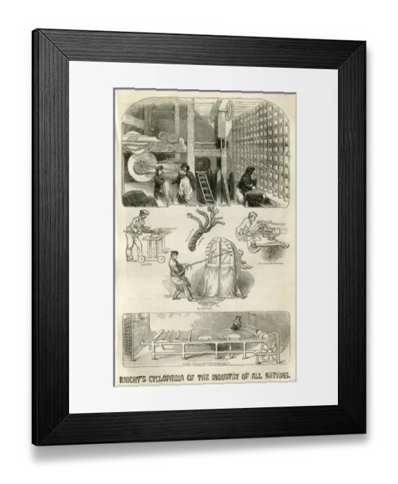 Framed Print : Knights Cyclopaedia of the Industry of all Nations Framed Print : Knights Cyclopaedia of the Industry of all Nations