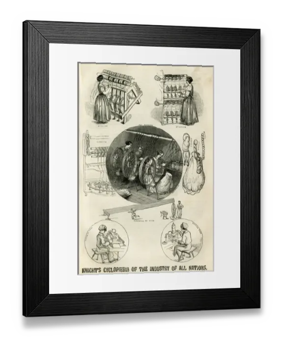 Framed Print : Knights Cyclopaedia of the Industry of all Nations Framed Print : Knights Cyclopaedia of the Industry of all Nations