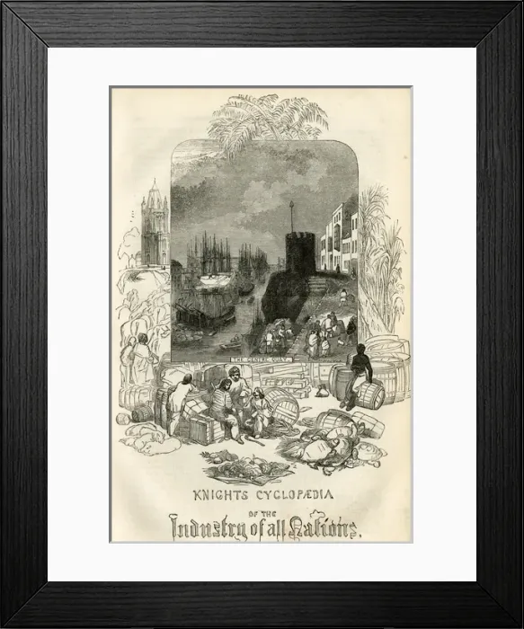 Framed Print : Knights Cyclopaedia of the Industry of all Nations Framed Print : Knights Cyclopaedia of the Industry of all Nations