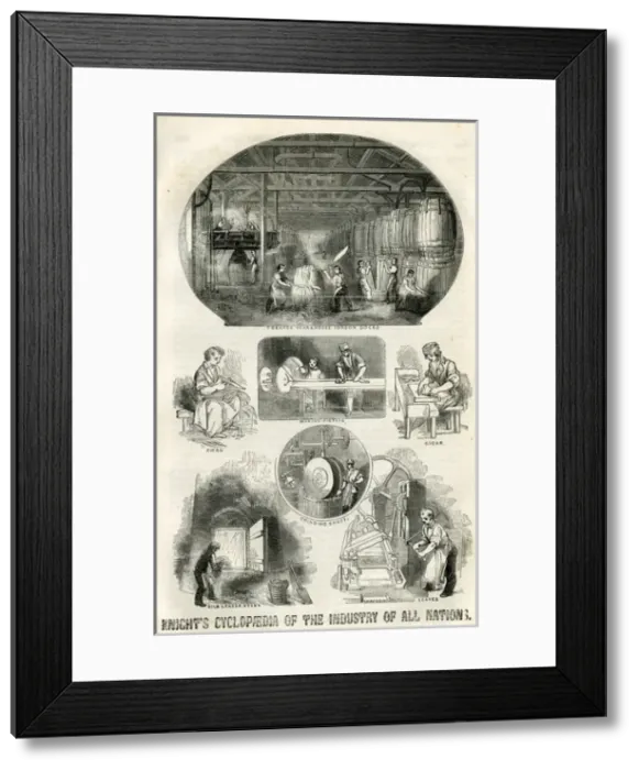 Framed Print : Knights Cyclopaedia of the Industry of all Nations Framed Print : Knights Cyclopaedia of the Industry of all Nations
