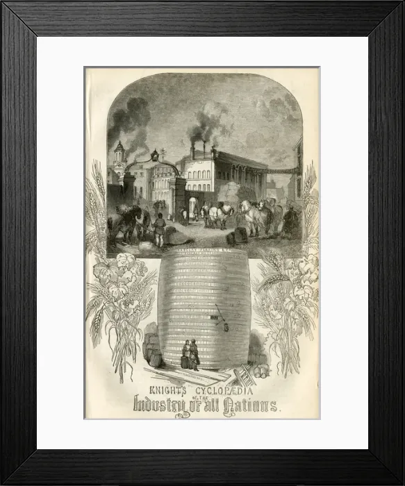 Framed Print : Knights Cyclopaedia of the Industry of all Nations Framed Print : Knights Cyclopaedia of the Industry of all Nations