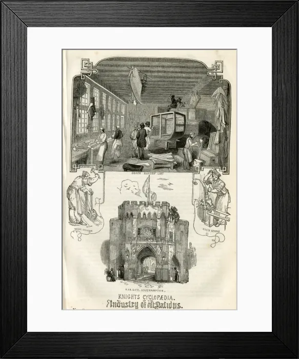 Framed Print : Knights Cyclopaedia of the Industry of all Nations Framed Print : Knights Cyclopaedia of the Industry of all Nations