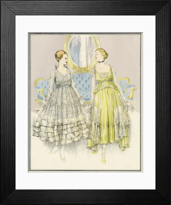 Framed Print : Les Elegances Parisiennes by Cheruit Framed Print : Les Elegances Parisiennes by Cheruit