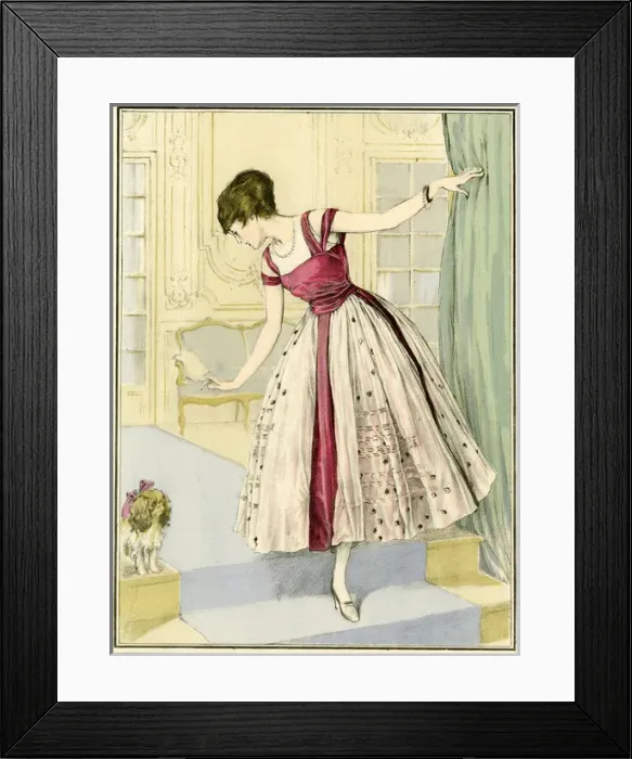 Framed Print : Les Elegances Parisiennes by Paquin Framed Print : Les Elegances Parisiennes by Paquin