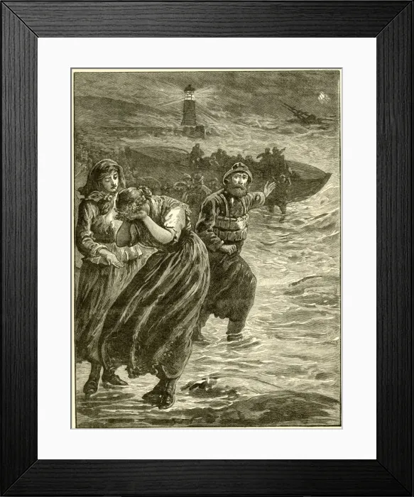 Framed Print : Lifeboat to the Rescue Framed Print : Lifeboat to the Rescue