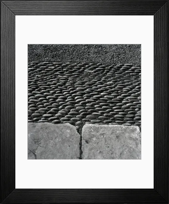 Framed Print : Cobbled path in St Ives, Cornwall Framed Print : Cobbled path in St Ives, Cornwall
