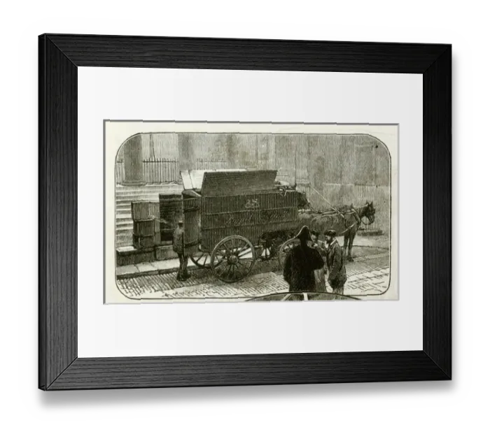Framed Print : Loading Postal Orders, Bank of England, City of London Framed Print : Loading Postal Orders, Bank of England, City of London