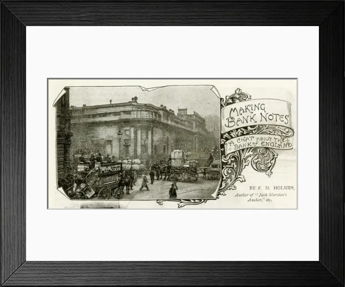 Framed Print : Bank of England, City of London Framed Print : Bank of England, City of London