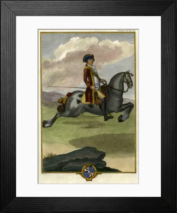 Framed Print : Manuel Carlos de Andrade on horseback Framed Print : Manuel Carlos de Andrade on horseback