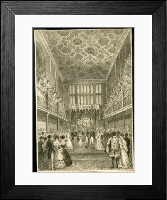 Framed Print : Marriage of Queen Victoria and Prince Albert Framed Print : Marriage of Queen Victoria and Prince Albert