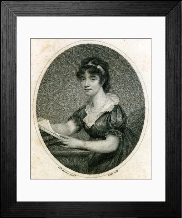 Framed Print : Mary Linwood, needlewoman and schoolmistress Framed Print : Mary Linwood, needlewoman and schoolmistress