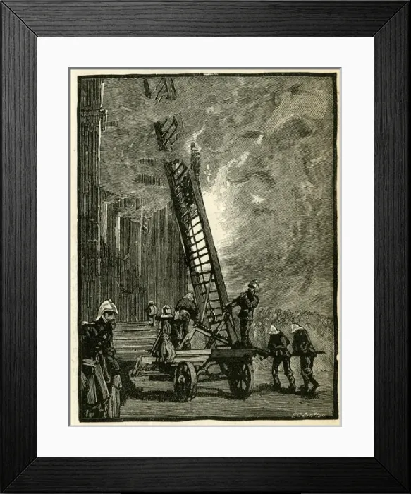 Framed Print : Out with the Fire Brigade Framed Print : Out with the Fire Brigade