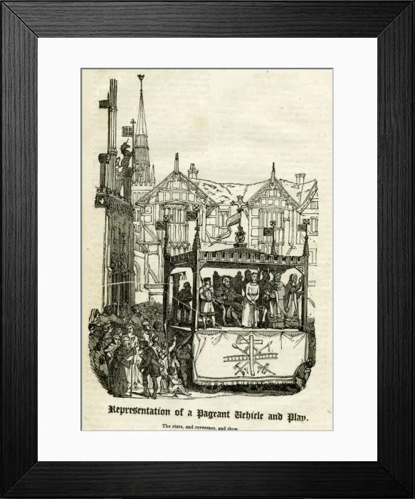 Framed Print : Pageant Vehicle and Play Framed Print : Pageant Vehicle and Play