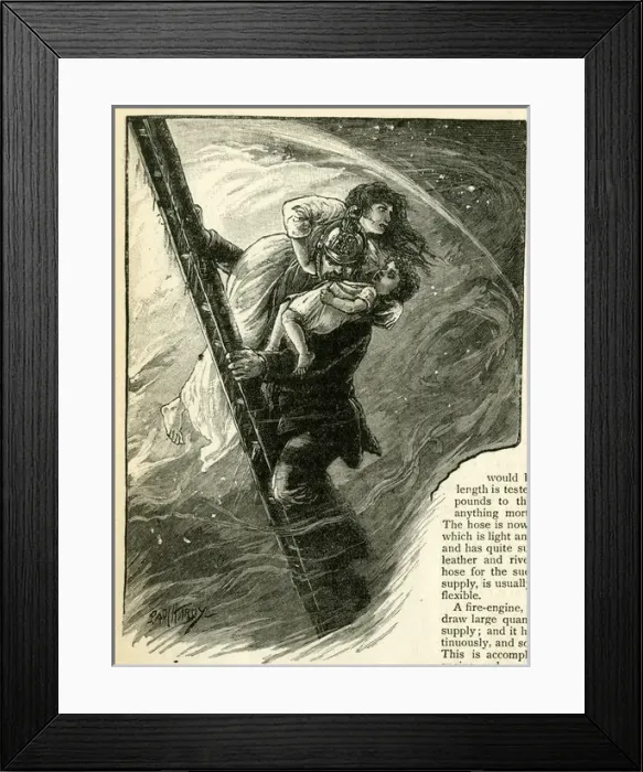 Framed Print : Out with the Fire Brigade Framed Print : Out with the Fire Brigade