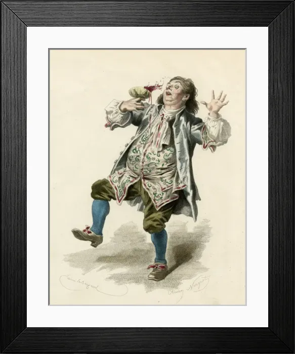 Framed Print : Party Invitation - La Coupe Enchantee Framed Print : Party Invitation - La Coupe Enchantee