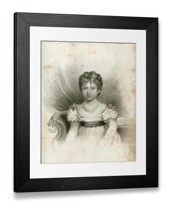 Framed Print : Princess Victoria, later Queen Victoria Framed Print : Princess Victoria, later Queen Victoria