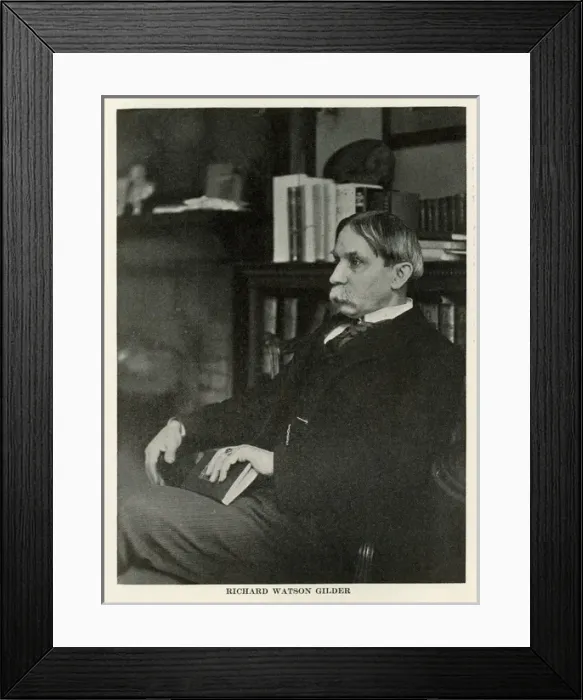 Framed Print : Richard Watson Gilder, American social worker and writer Framed Print : Richard Watson Gilder, American social worker and writer