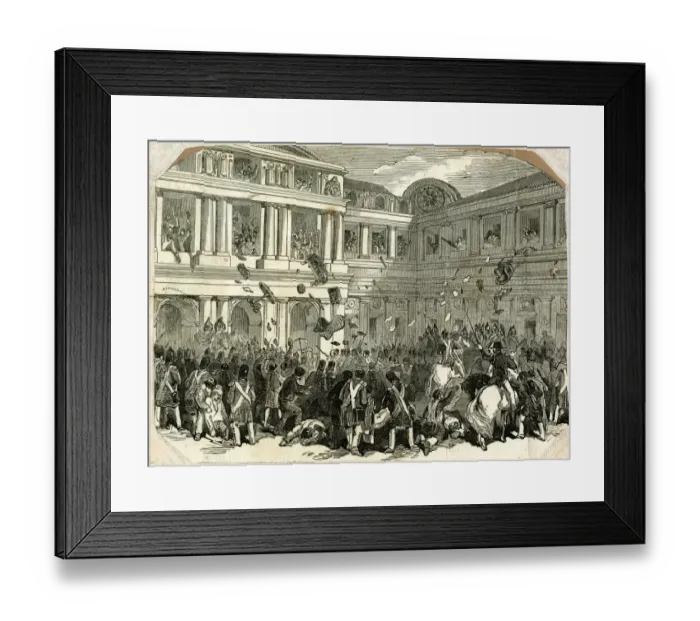 Framed Print : Sacking the Tuileries Palace, Paris, France Framed Print : Sacking the Tuileries Palace, Paris, France