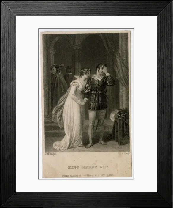Framed Print : Shakespeare - King Henry VI Framed Print : Shakespeare - King Henry VI