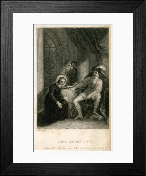 Framed Print : Shakespeare - King Henry VI, Part III Framed Print : Shakespeare - King Henry VI, Part III