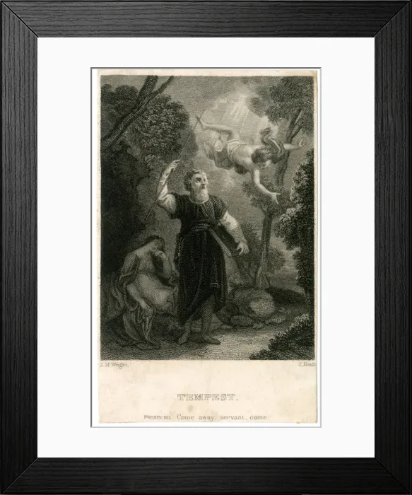 Framed Print : Shakespeare - The Tempest Framed Print : Shakespeare - The Tempest