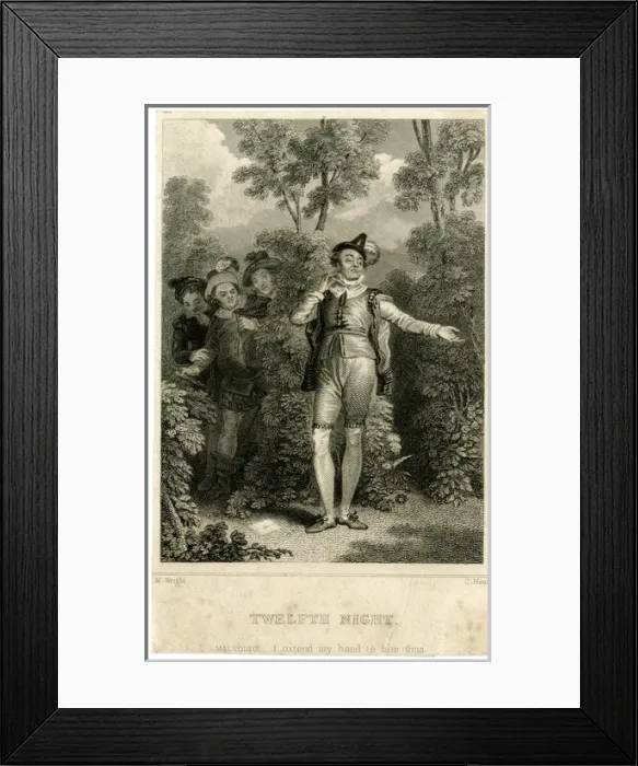 Framed Print : Shakespeare - Twelfth Night Framed Print : Shakespeare - Twelfth Night