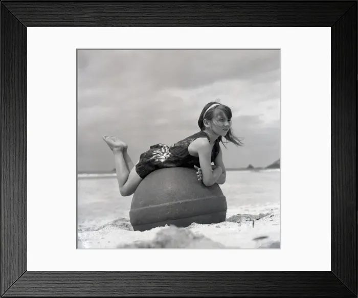 Framed Print : Girl on the beach Framed Print : Girl on the beach
