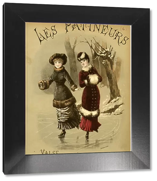 Music cover, Les Patineurs Valse, by Emile Waldteufel