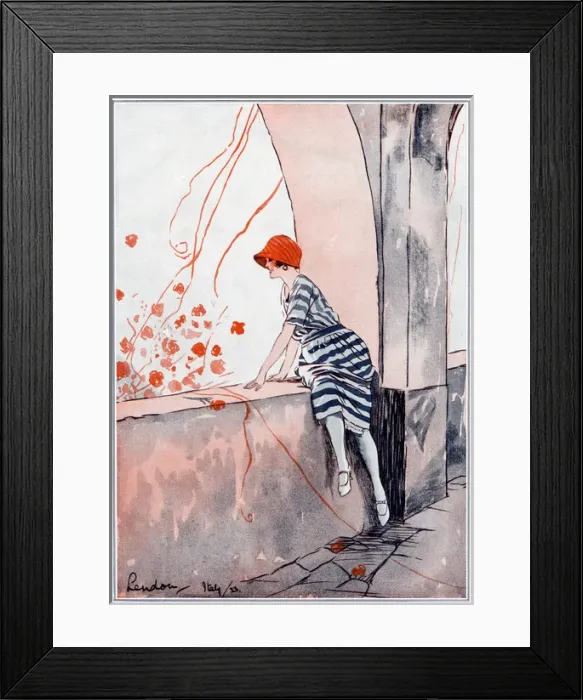Framed Print : The Battle of Flowers, Italy Framed Print : The Battle of Flowers, Italy
