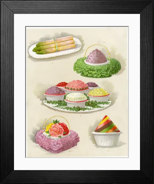 Framed Print : Artificially Served Ices Framed Print : Artificially Served Ices