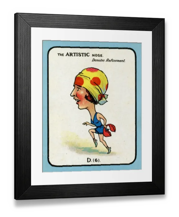 Framed Print : The Nose Game - Artistic Nose D6 Framed Print : The Nose Game - Artistic Nose D6