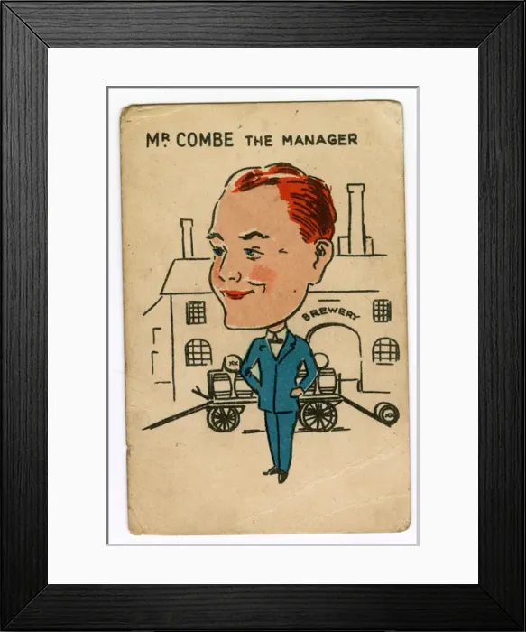 Framed Print : Watneys Happy Families - Mr Combe Framed Print : Watneys Happy Families - Mr Combe