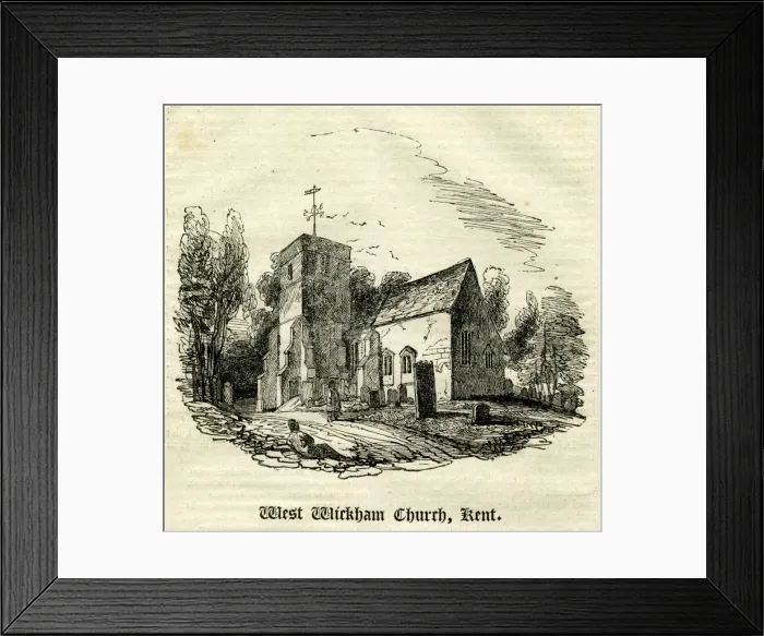Framed Print : West Wickham Church, Kent Framed Print : West Wickham Church, Kent