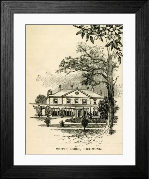 Framed Print : White Lodge, Richmond, Surrey Framed Print : White Lodge, Richmond, Surrey