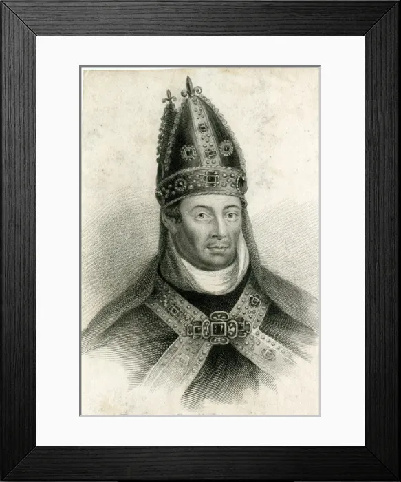 Framed Print : William of Wykeham, Bishop of Winchester Framed Print : William of Wykeham, Bishop of Winchester