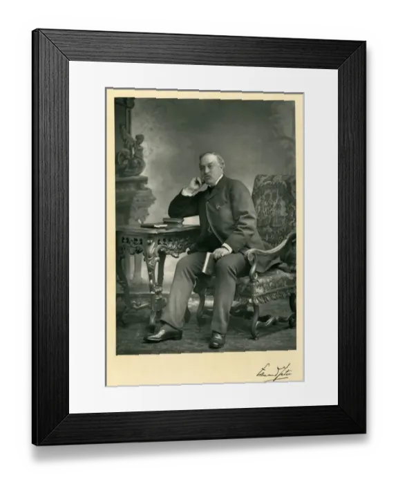 Framed Print : Edmund Yates, writer and journalist Framed Print : Edmund Yates, writer and journalist