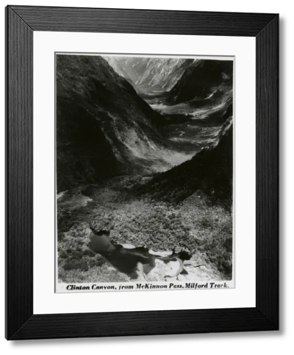 Framed Print : Milford Track, New Zealand -- Clinton Canyon Framed Print : Milford Track, New Zealand -- Clinton Canyon