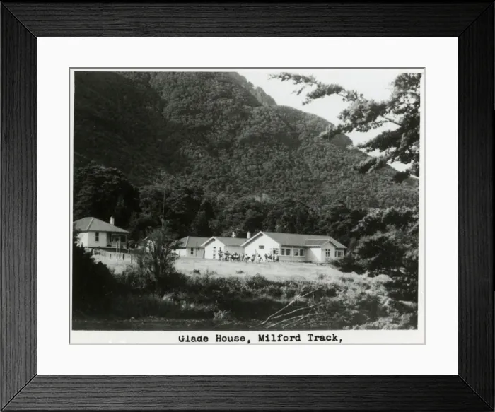 Framed Print : Milford Track, New Zealand -- Glade House Framed Print : Milford Track, New Zealand -- Glade House