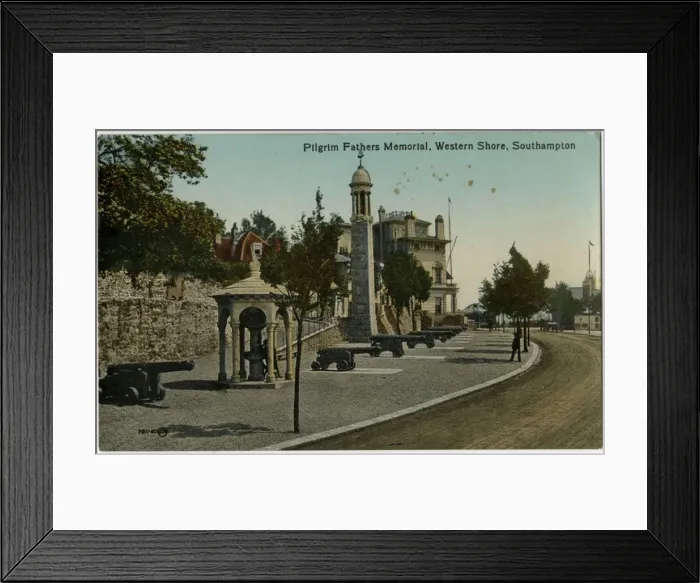 Framed Print : Pilgrim Fathers Memorial, Southampton, Hampshire Framed Print : Pilgrim Fathers Memorial, Southampton, Hampshire