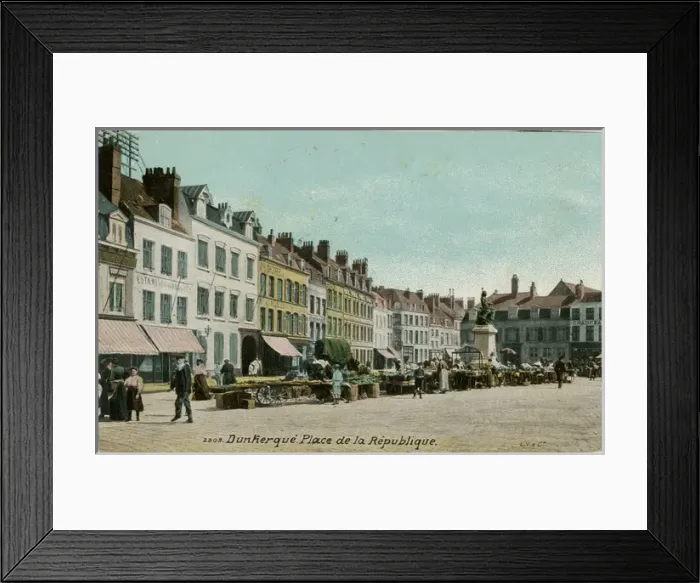 Framed Print : Dunkirk, France - Place de la Republique Framed Print : Dunkirk, France - Place de la Republique