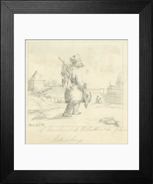 Framed Print : Poultry and game seller, St Petersburg, Russia Framed Print : Poultry and game seller, St Petersburg, Russia