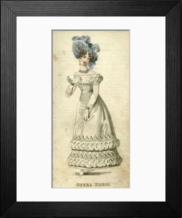 Framed Print : Young woman in Opera Dress Framed Print : Young woman in Opera Dress