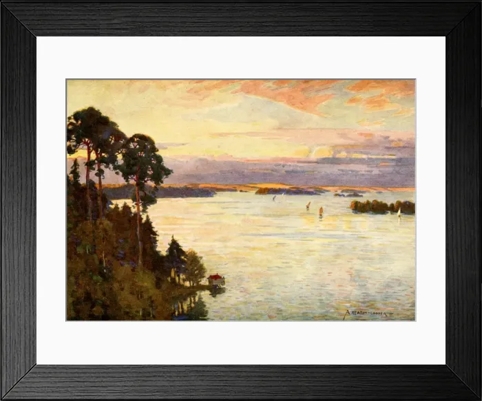 Framed Print : Islands in the Baltic Sea, near Stockholm, Sweden Framed Print : Islands in the Baltic Sea, near Stockholm, Sweden