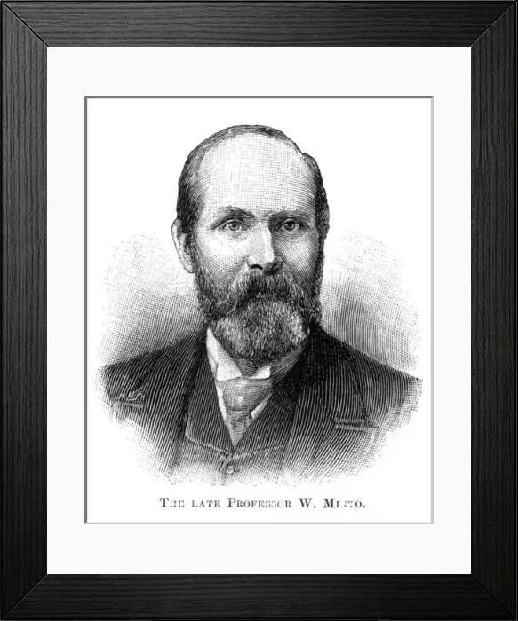 Framed Print : Professor William Minto Framed Print : Professor William Minto