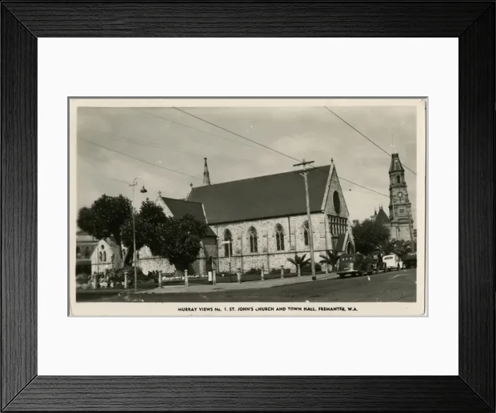 Framed Print : St. Johns Church and Town Hall, Fremantle, WA, Australia Framed Print : St. Johns Church and Town Hall, Fremantle, WA, Australia