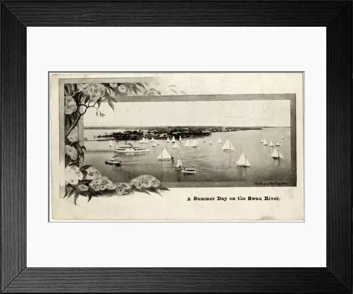Framed Print : Perth, Western Australia - Summer Day on the Swan River Framed Print : Perth, Western Australia - Summer Day on the Swan River